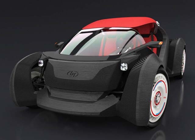 Primeiro carro fabricado de imprensa 3D que pode entrar na rua