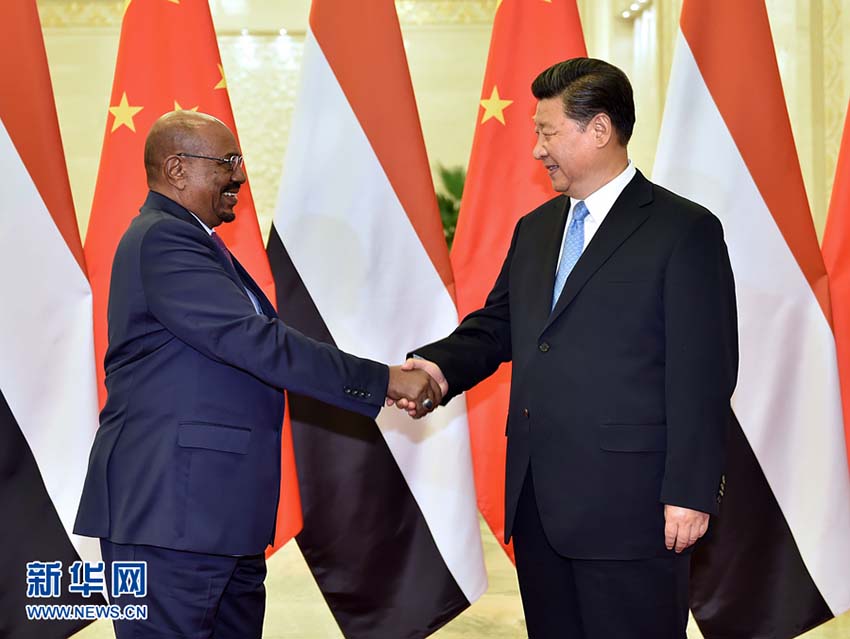 Xi Jinping se reúne com presidente sudanês