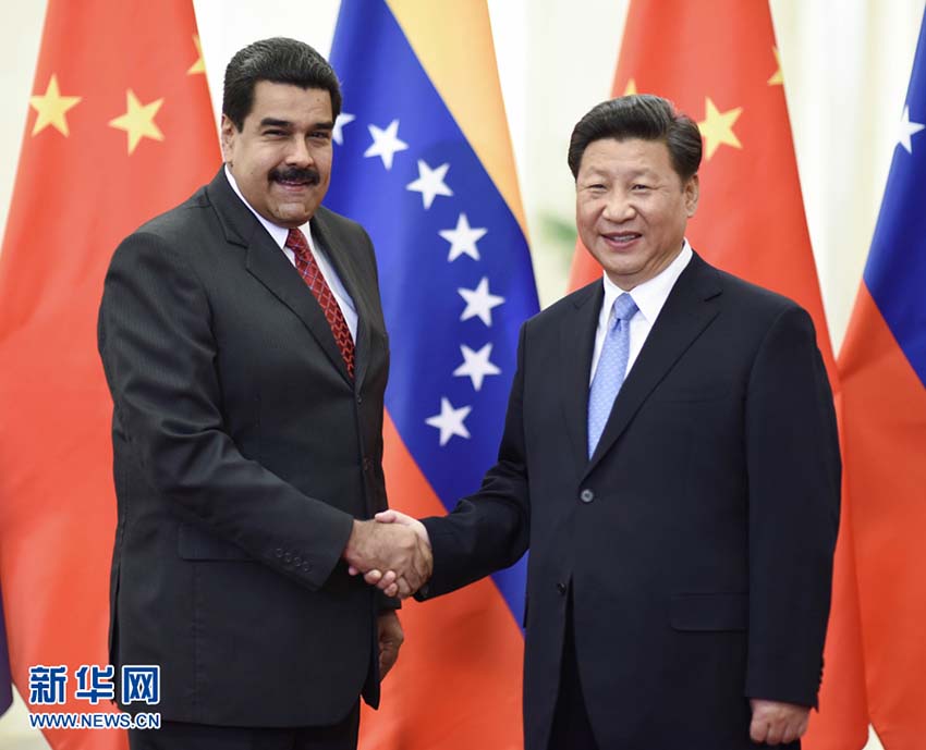 Xi Jinping se reúne com presidente da Venezuela