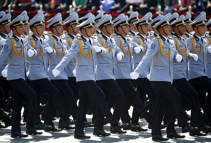Dezessete unidades estrangeiras participam no desfile do Dia da Vitória na China