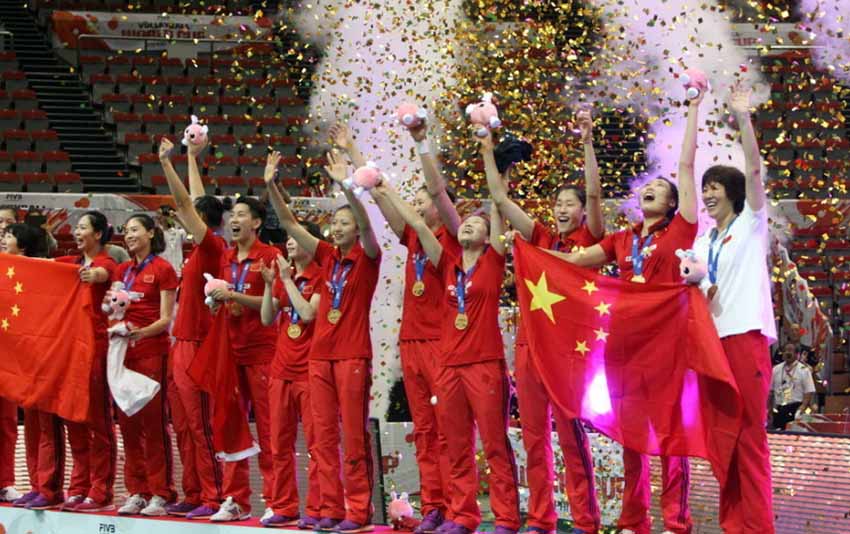 China vence 1ª Copa do Mundo de vôlei feminino em 12 anos