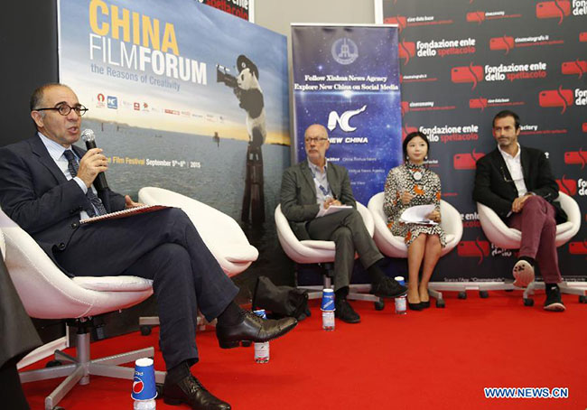 Fórum de cinema chinês promove cooperação com Veneza