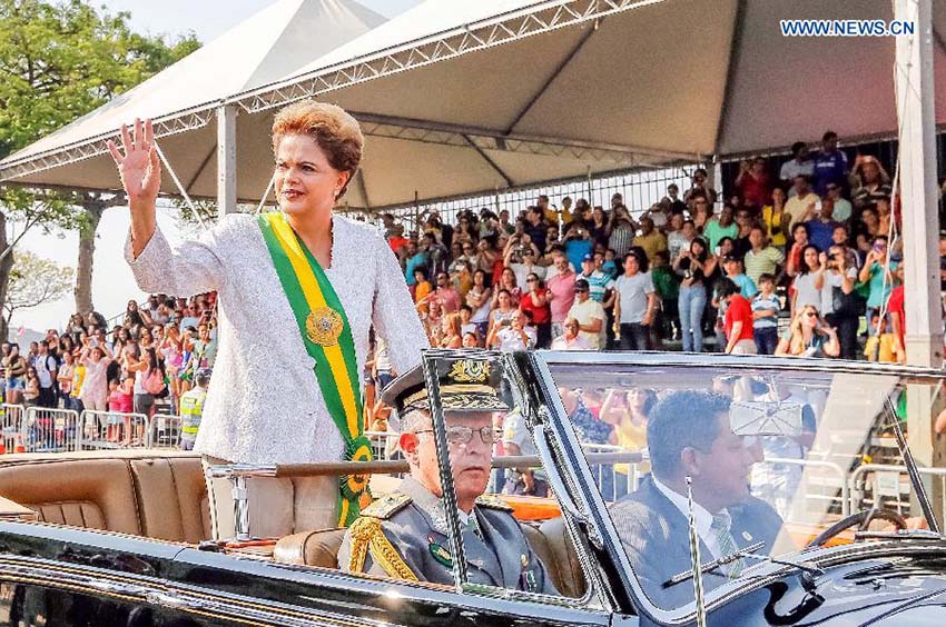 Brasil realiza desfile cívico-militar para comemorar Dia de Independência