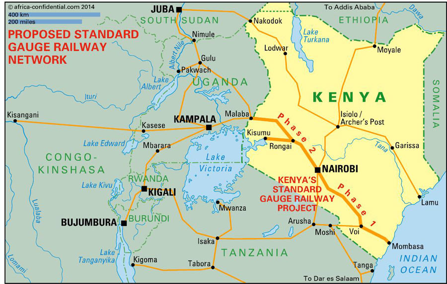 Quênia assina novo acordo com a China na contrução de ferrovias