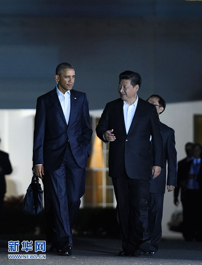 Barack Obama recebe o presidente Xi em Washington DC