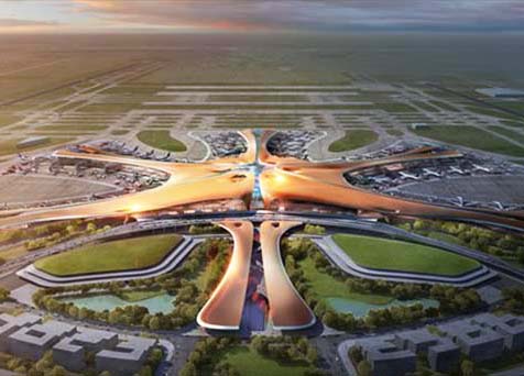 Pequim terá um novo aeroporto em forma de ‘estrela-do-mar’ em 2019
