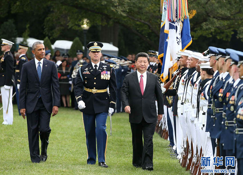 Casa Branca organiza cerimônia para receber o presidente chinês 
