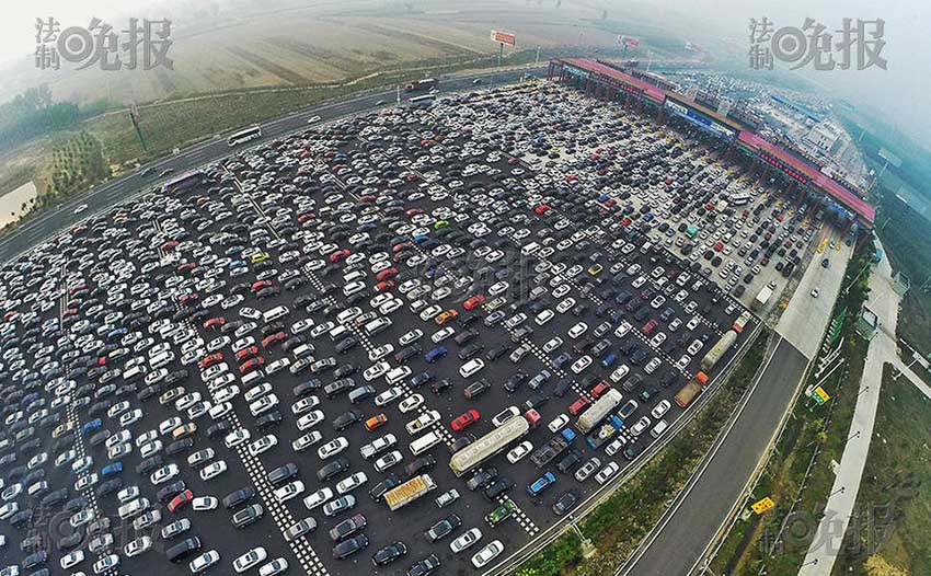 Feriado do Dia Nacional termina em congestionamentos