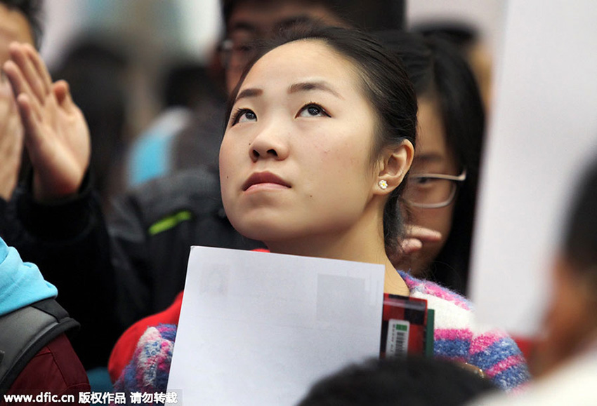 Milhares de graduados participam em feira de emprego em Xi’an