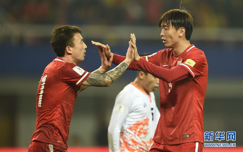 Seleção masculina de futebol da China vence Butão