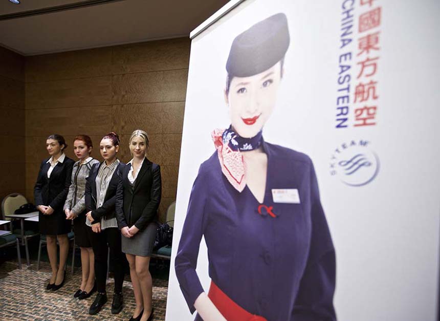 China Eastern Airlines realiza primeiro recrutamento em Itália