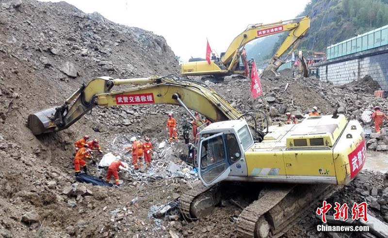 Deslizamento de terra em Lishui provoca 38 mortos