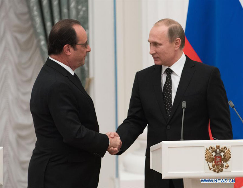 Rússia está pronta para se juntar à França na luta contra o terrorismo, disse Putin