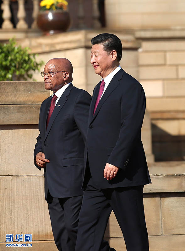 Xi Jinping compromete-se a reforçar os laços com a África do Sul