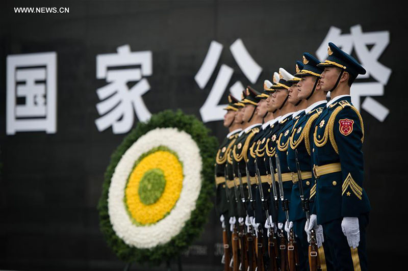 China realiza ato solene em memória às vítimas do massacre de Nanquim