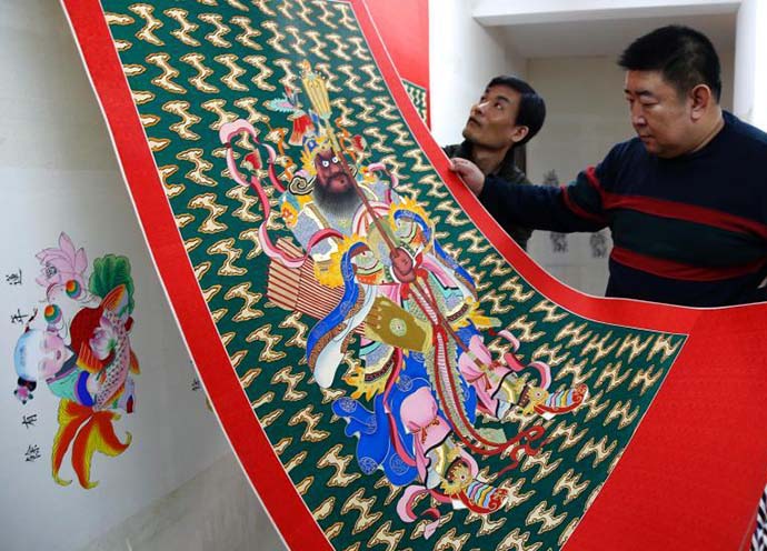 Um passeio pelo mundo das pinturas de Ano Novo Chinês