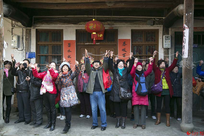 Antiga aldeia do macarrão na Província de Zhejiang