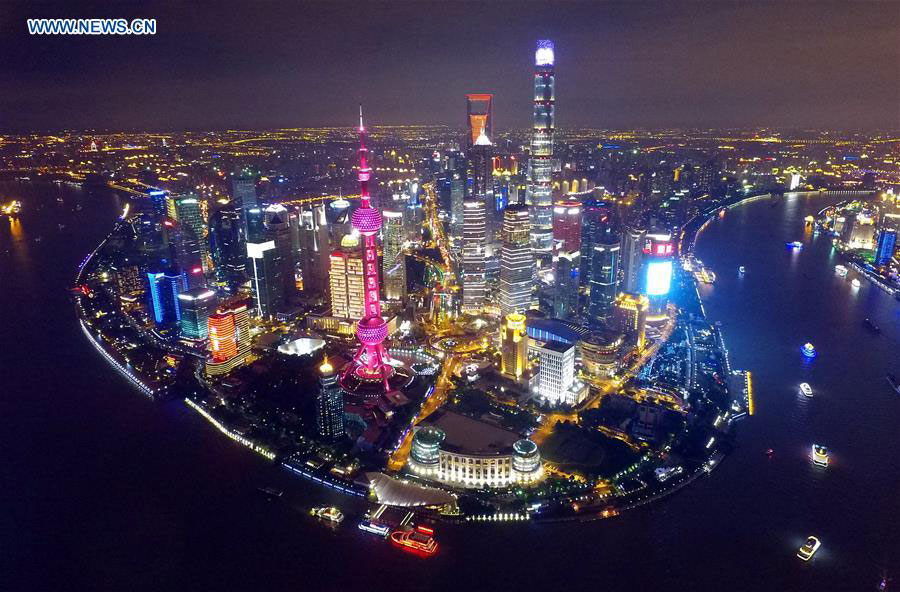 Planos panorâmicos de cidades chinesas em 2015