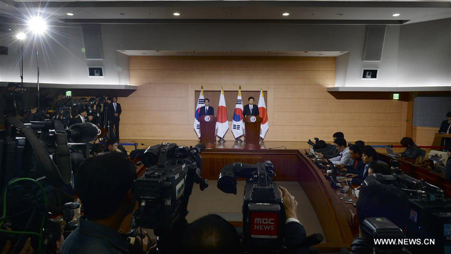 Coreia do Sul e Japão chegam a um acordo sobre as mulheres de conforto