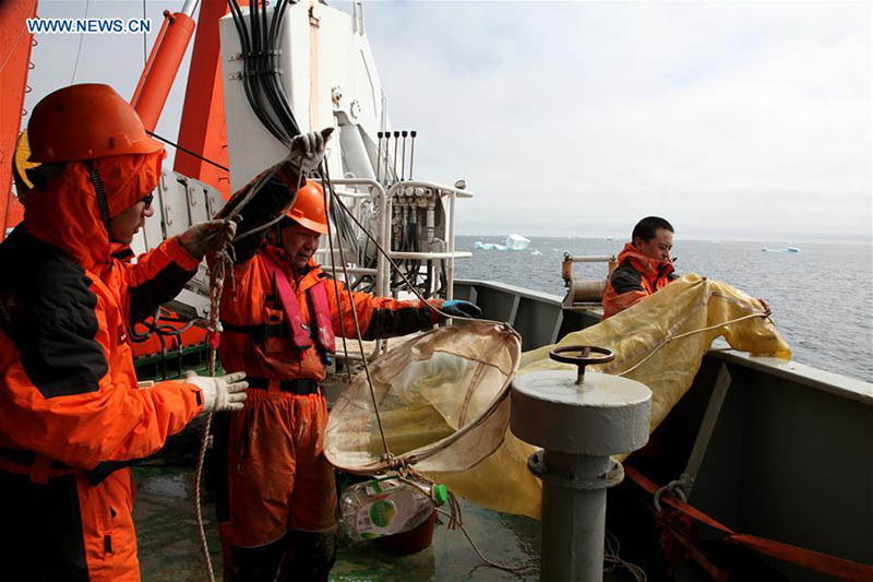 Expedição chinesa inicia investigação marítima na Antártida