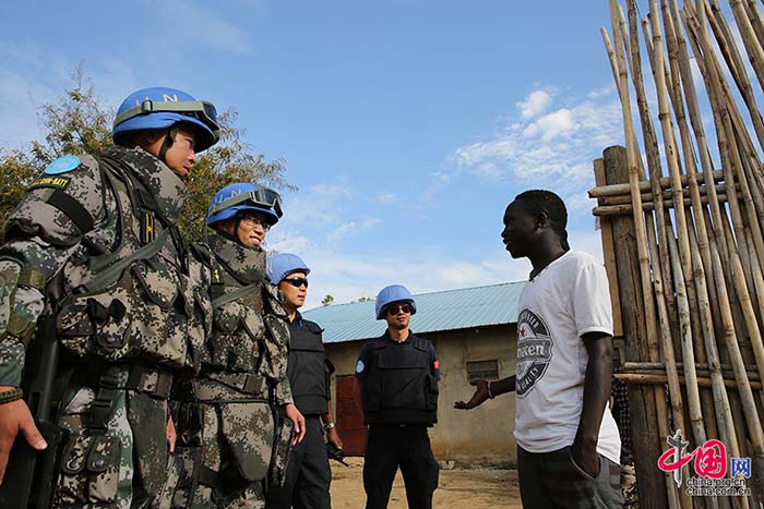 Fotos documentam dia-a-dia do primeiro batalhão de infantaria chinês de manutenção da paz no Sudão do Sul