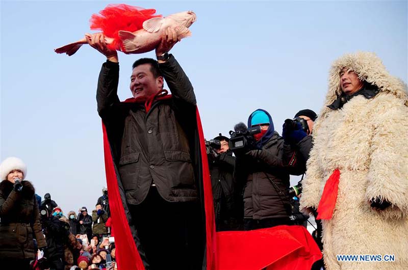 4º Festival de Pesca de Inverno é aberto no nordeste da China