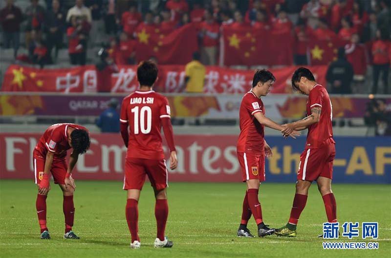 Equipe chinesa de futebol não se classifica para os Jogos Olímpicos do Rio