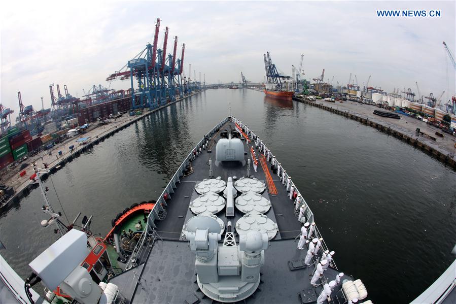Frota da Marinha chinesa inicia visita à Indonésia