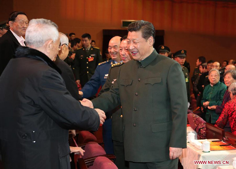 Xi Jinping deseja um feliz ano novo aos veteranos