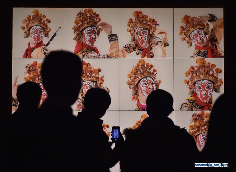 Obras inspiradas no macaco do Ano Novo chinês exibidas em Beijing