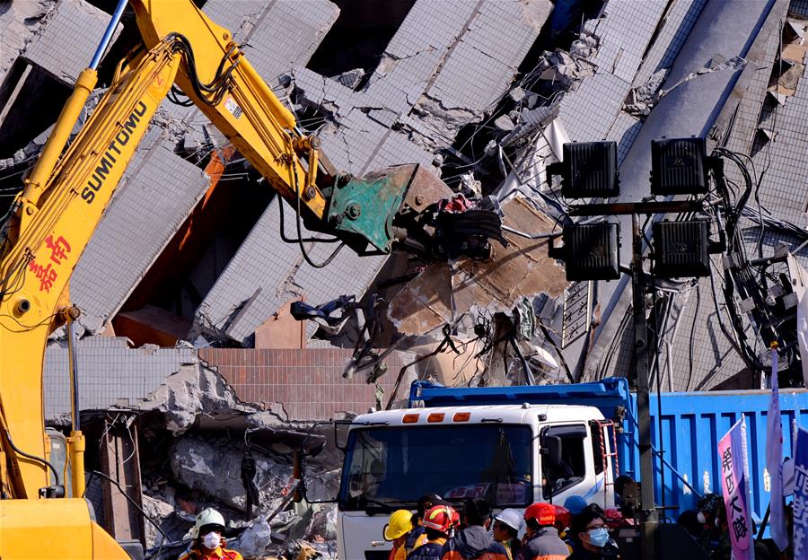 Sobe para 41 o número de mortes no terremoto em Taiwan
