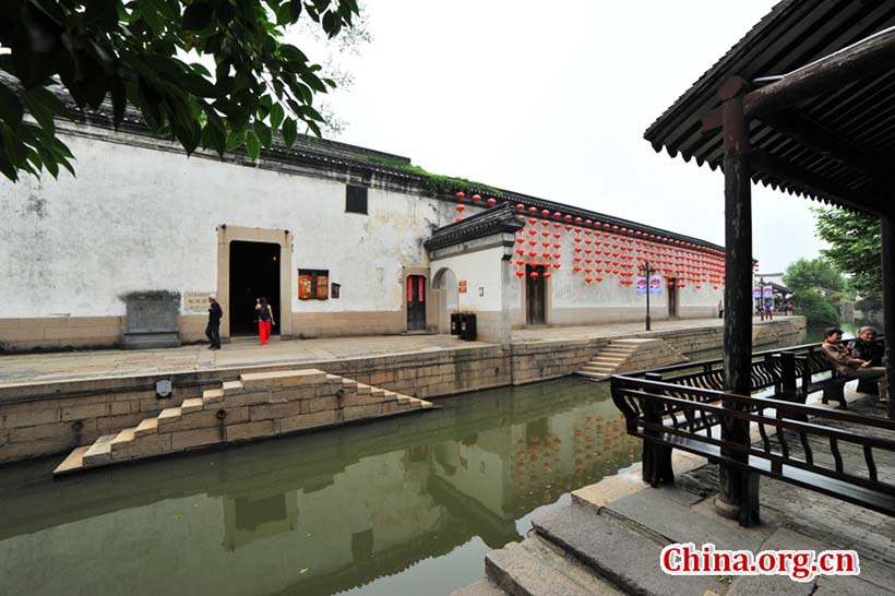 Aldeia antiga de Nanxun na Província de Zhejiang