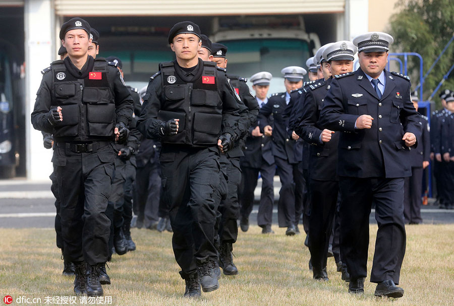 Hangzhou realiza cerimônia de entrega de equipamentos de segurança para o G20