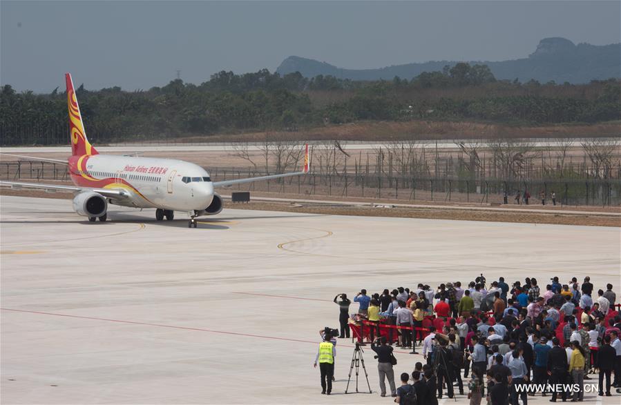 Aeroporto de Boao dá entrada em período experimental de operações