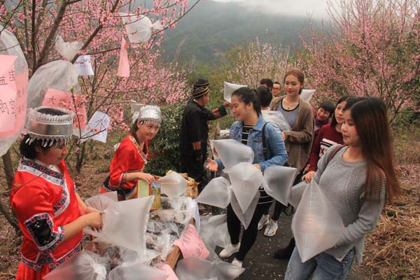 Aldeões vendem ar fresco aos residentes urbanos em Guangdong