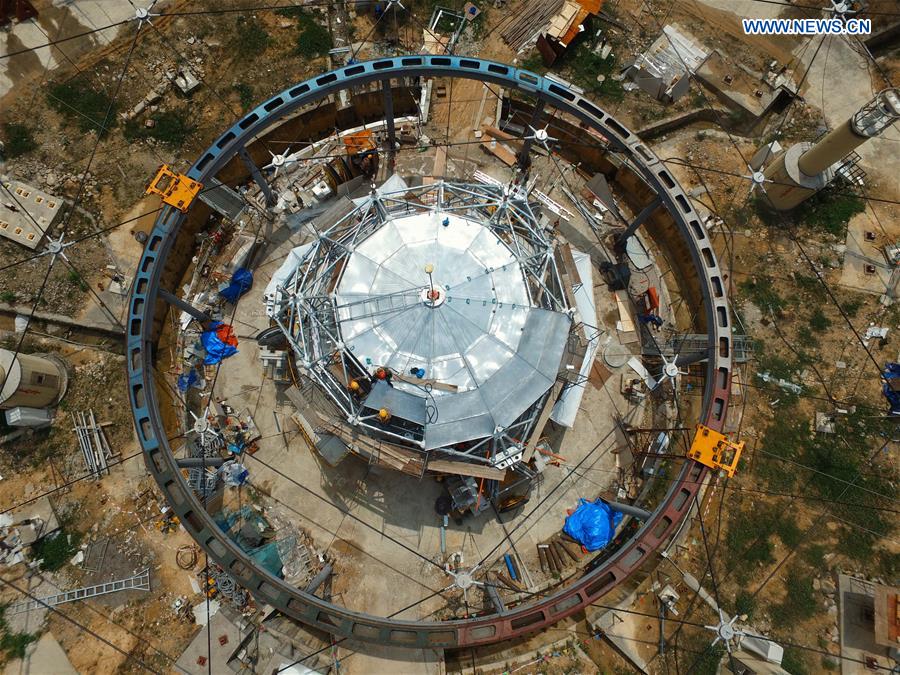 Instalação do maior telescópio esférico do mundo será concluído