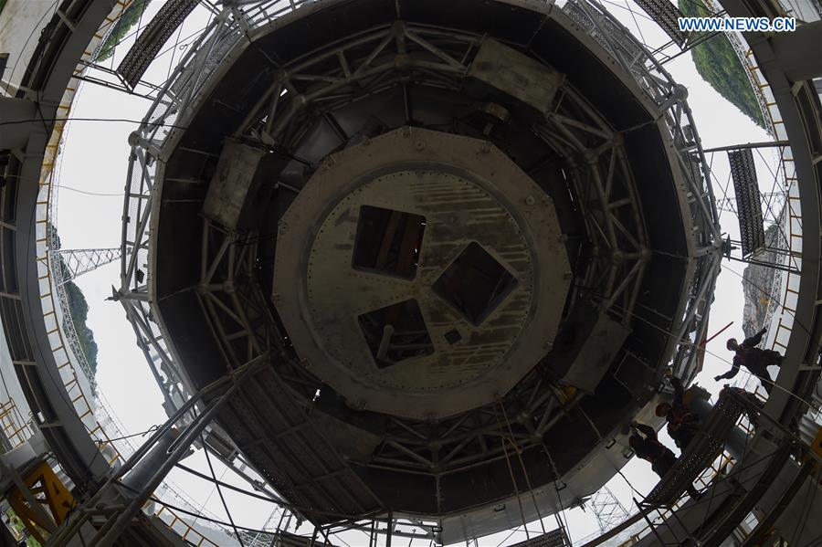 Instalação do maior telescópio esférico do mundo será concluído