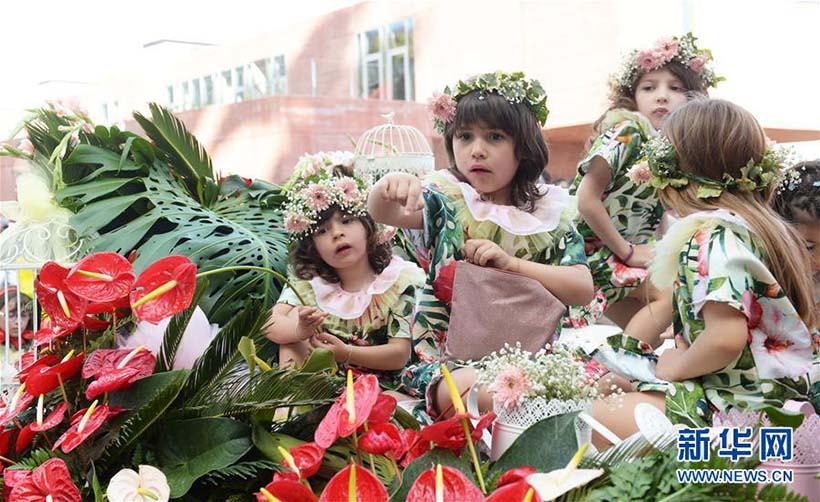 Festa da Flor realiza-se na Ilha da Madeira em Portugal