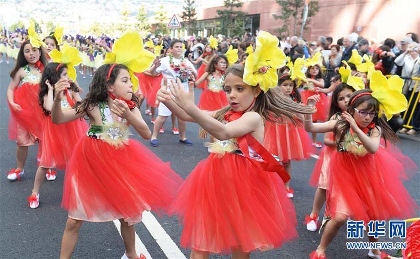 Festa da Flor realiza-se na Ilha da Madeira em Portugal