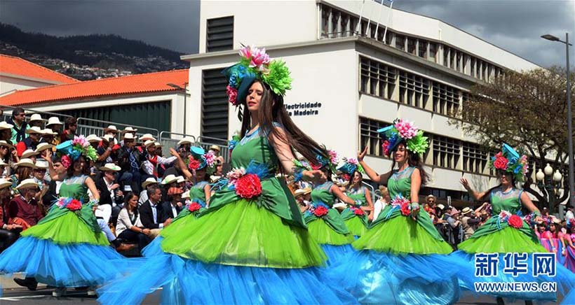 Festa da Flor realiza-se na Ilha da Madeira em Portugal