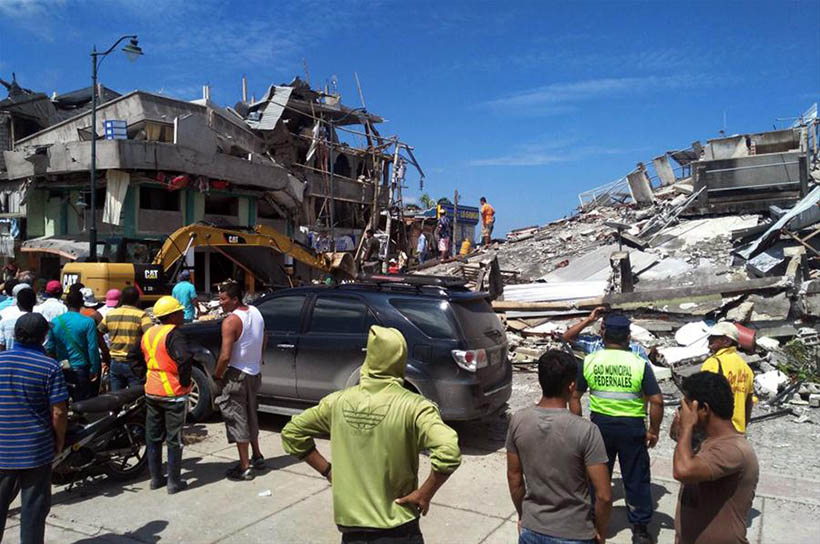 Forte terremoto no Equador deixa 246 mortos e mais de 2.500 feridos