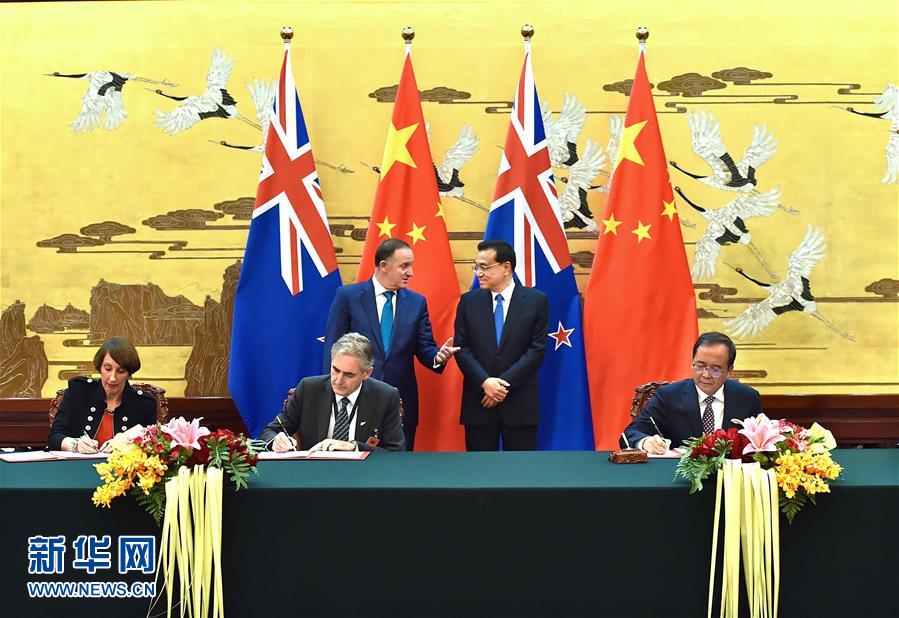 China e Nova Zelândia prometem promover melhoras no ALC