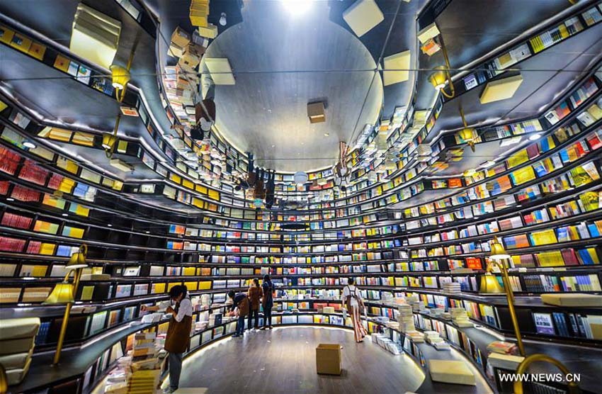 “Livraria mais bonita” da China abre nova loja em Hangzhou