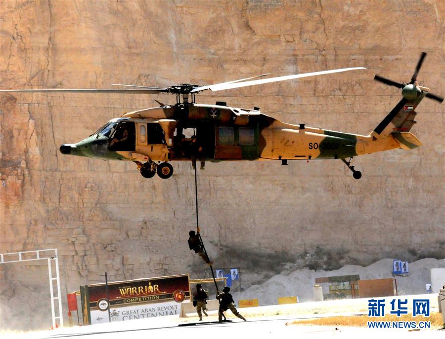 Forças especiais chinesas participam de competição internacional na Jordânia