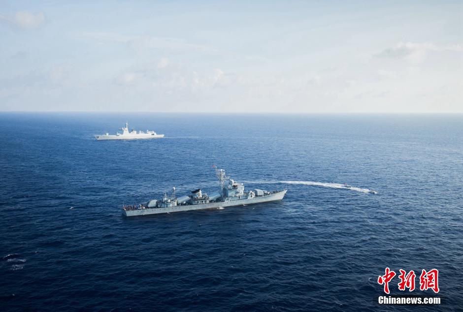 Marinha chinesa realiza exercício de resposta à circunstâncias especias no MSC