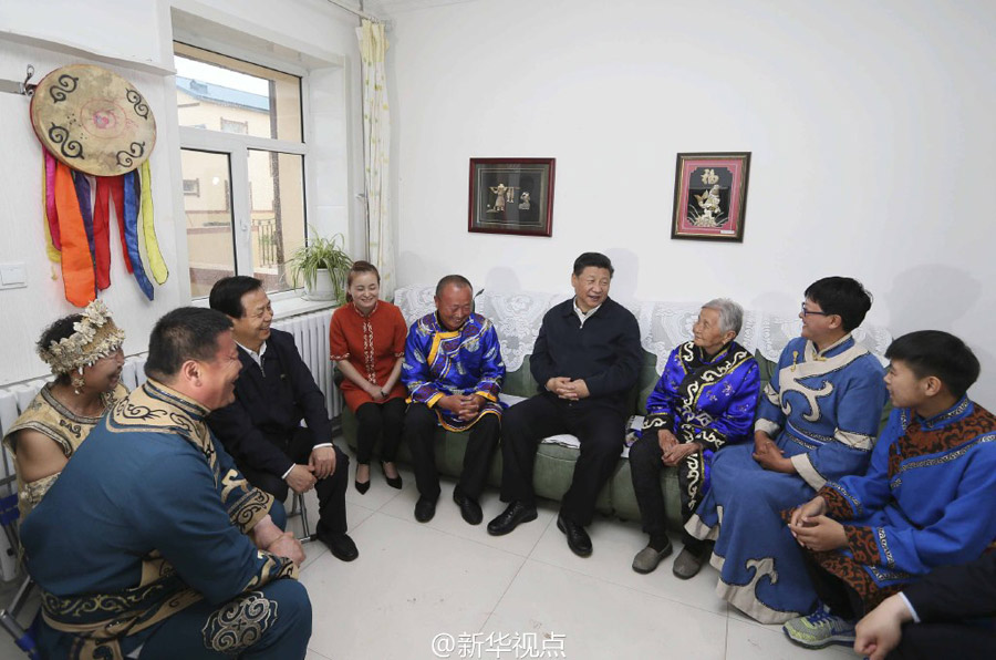 Presidente chinês visita ilha Heixiazi e destaca política de abertura