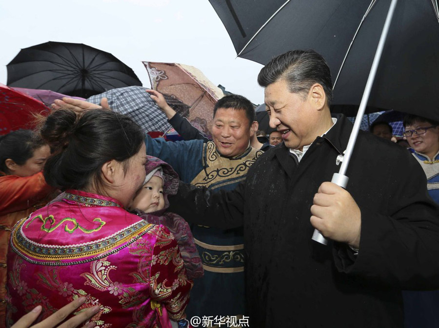 Presidente chinês visita ilha Heixiazi e destaca política de abertura