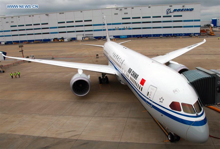 Avião Boeing 787-9 da Air China faz 1º voo