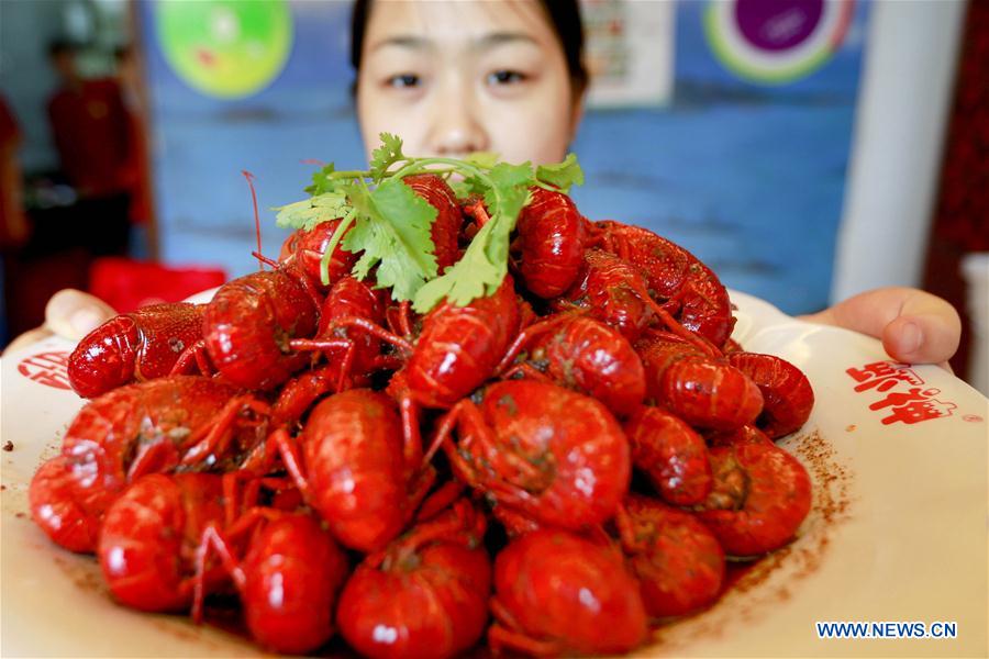 Festival internacional da lagosta no leste da China