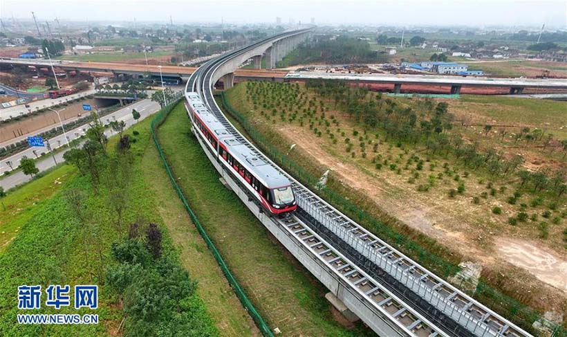 Linha maglev no centro da China transporta 170 mil passageiros no primeiro mês de operação
